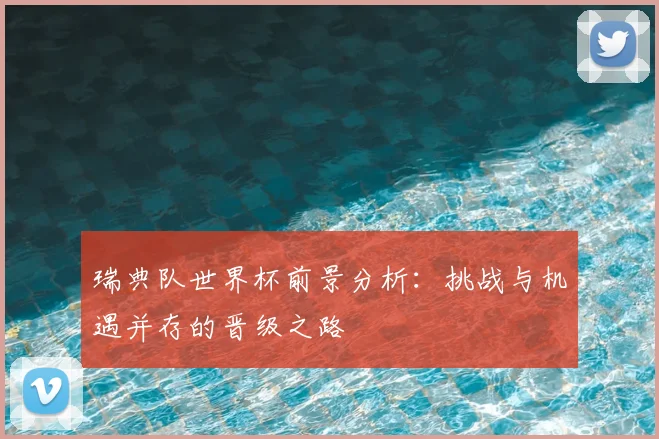 瑞典队世界杯前景分析：挑战与机遇并存的晋级之路
